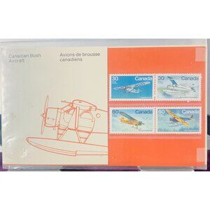 Canadian Bush Aircraft Stamp Set In Original Packaging